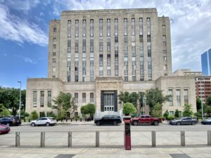 Oklahoma City courthouse where a former rideshare driver is accused of a second sexual assault case